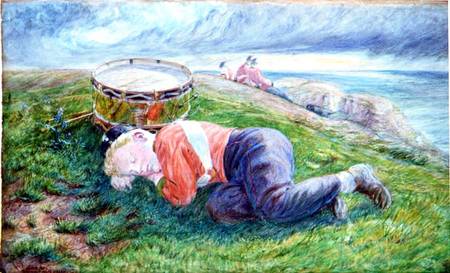Sketch for 'The Drummer Boy's Dream' à Frederick James Shields
