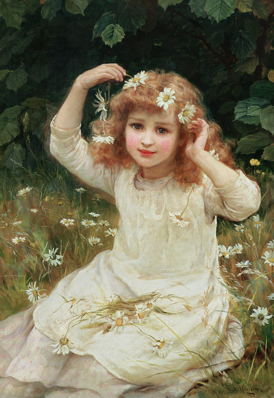 Marguerites, 1889 (oil on canvas) à Frederick Morgan
