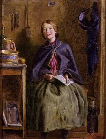 A Maid Learning to Read à Frederick Smallfield