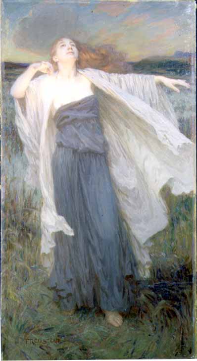 Will-o''-the-Wisp, 1903 (oil on canvas)  à Frederick Stead