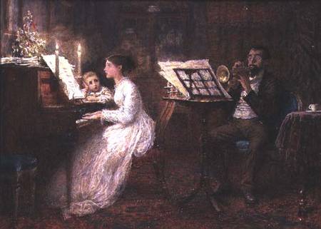 The Music Lesson à Frederick Walker