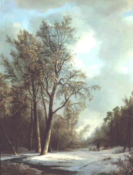 Winter Scene à Frederik Marianus Kruseman
