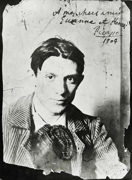 Pablo Picasso (1881-1973), 1904 (b/w photo) à Photographe français (20ème siècle)