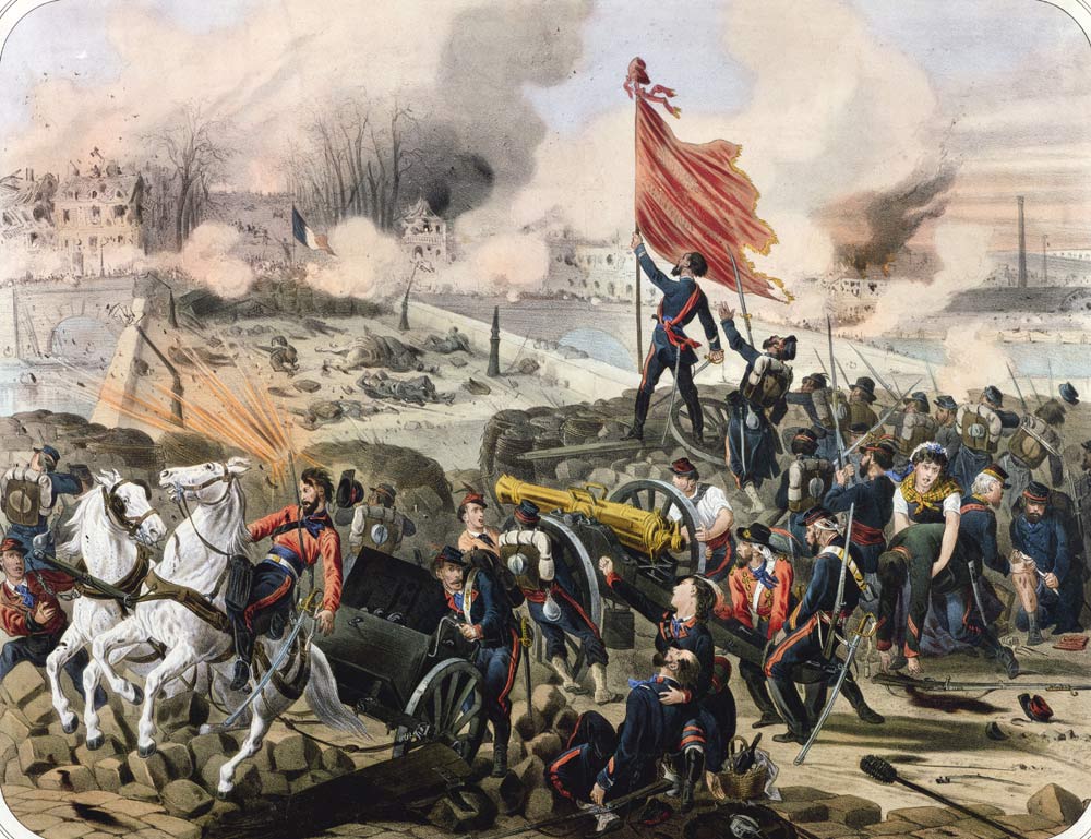 Attack at Pont de Neuilly and Courbevoie, 2nd April 1871 à École française