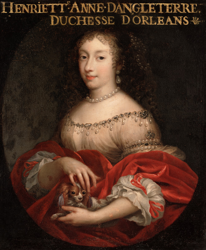 Henrietta Anne (1644-70) Duchess of Orleans à École française