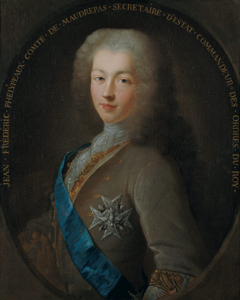 Portrait of Jean Frederic Phelypeaux (1701-81) Count of Maurepas à École française