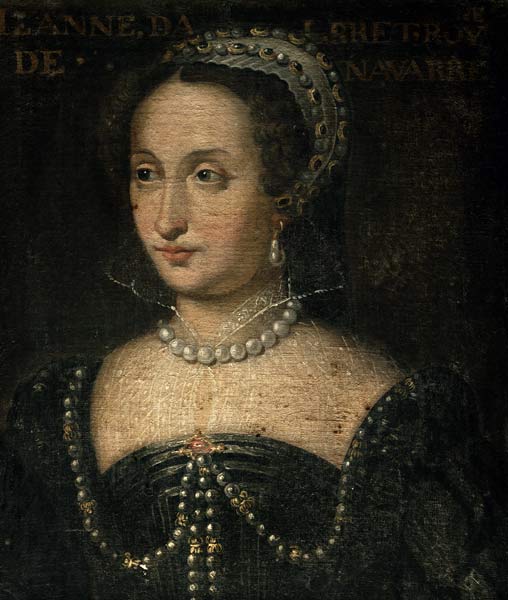 Jeanne III d''Albret (1528-72) à École française