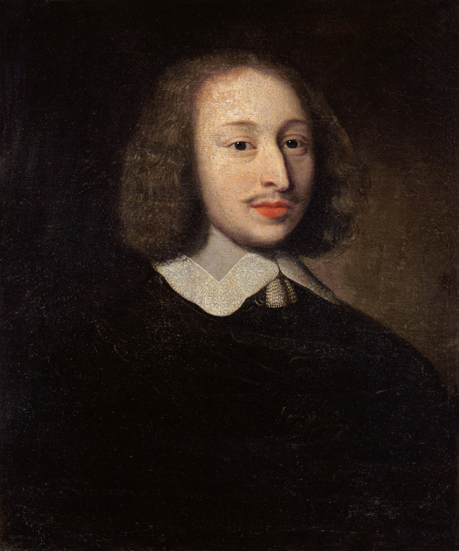 Portrait of Blaise Pascal (1623-62) à École française