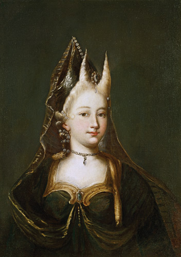 A horned witch à École française