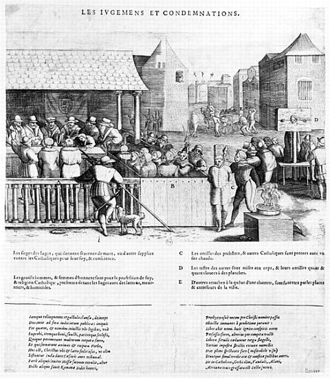 Acts and Violence of the Protestants à École française