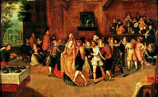 Ball during the Reign of Henri III, 1574-1623 à École française