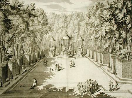 Baths of Apollo, Versailles, from 'Les Plans, Profils et Elevations des Ville et Chateau de Versaill à École française