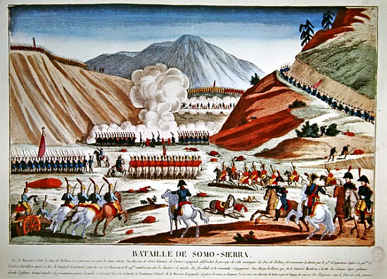 Battle of Somosierra on 30 November 1808 à École française
