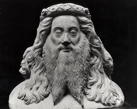 Bust from the Funeral Statue of Jean II de Vienne (d.1435), Seigneur of Pagny, nicknamed 'with the l à École française