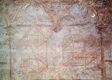 Cages and architectural details from the Pope's bedroom à École française