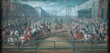 Carousel of Amazons in 1682 à École française