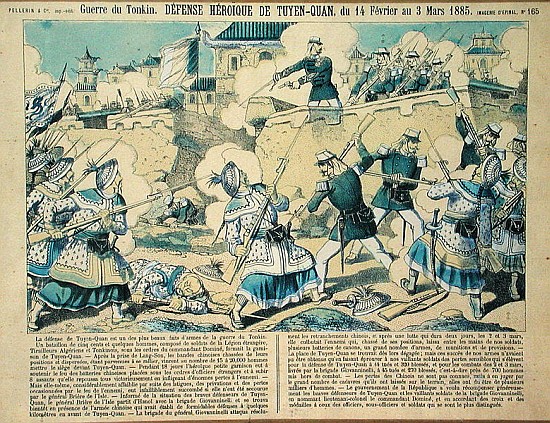 Defence of Tuyen Quang, 14th February 1885 à École française