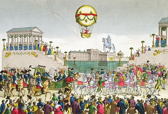 Entry into Paris of Louis XVIII (1755-1824) 4th May 1814 à École française