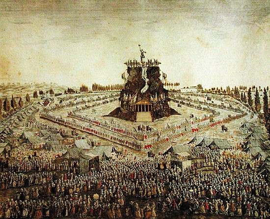 Federal Camp at Lyon, 30th May 1790 à École française