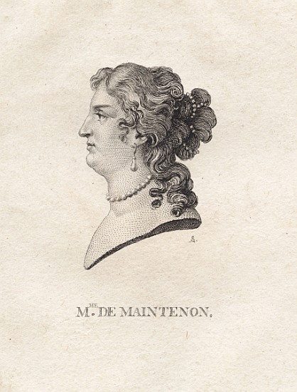 Francoise d''Aubigne, Madame de Maintenon à École française