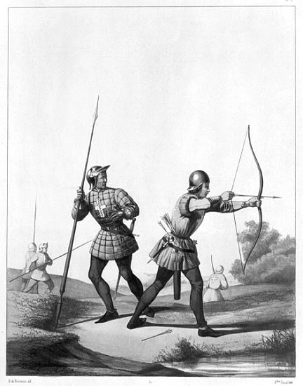 Free archers during the reign of Louis XI (1461-83) à École française