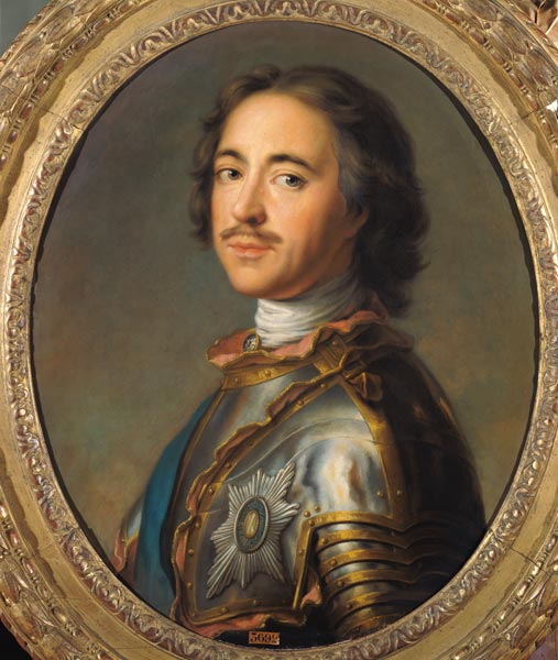 Portrait of Peter the Great (1672-1725) à École française