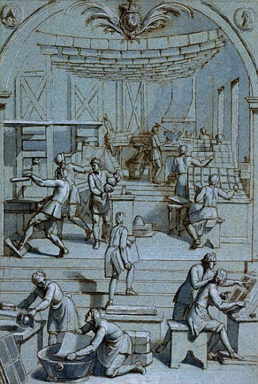 Frontispiece for the Royal Printing Works à École française