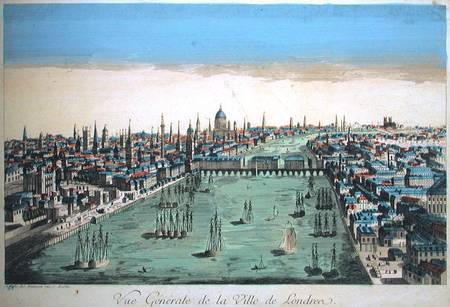 General View of London à École française