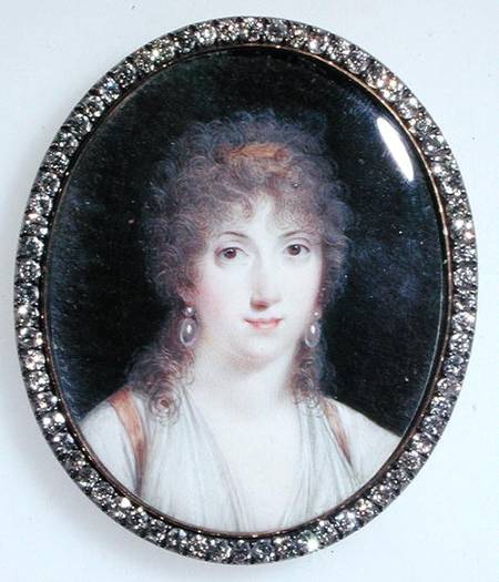 Henriette Lucy Dillon (1770-1853) Marquise de la Tour du Pin Gouvernet à École française