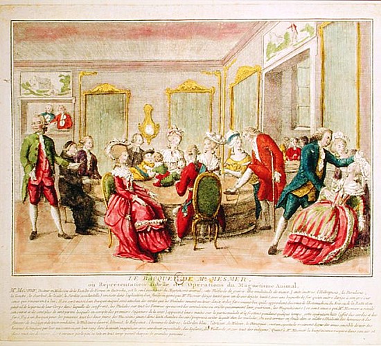 Hypnotism Session with Franz Anton Mesmer (1734-1815) 1784 à École française