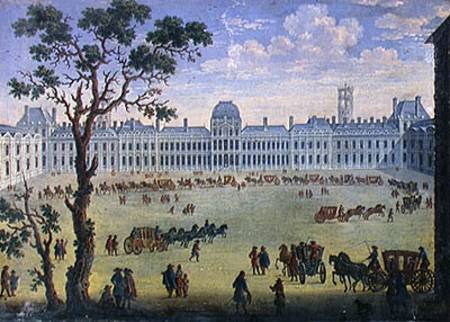 Imaginary View of the Tuileries à École française