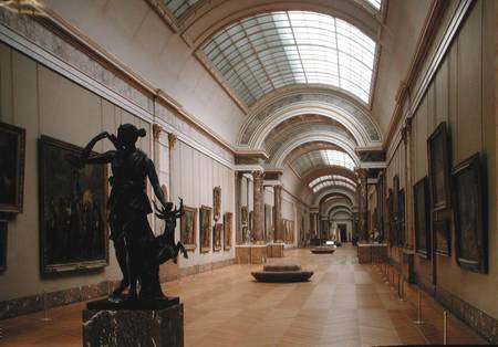 Interior view of the Grande Galerie à École française