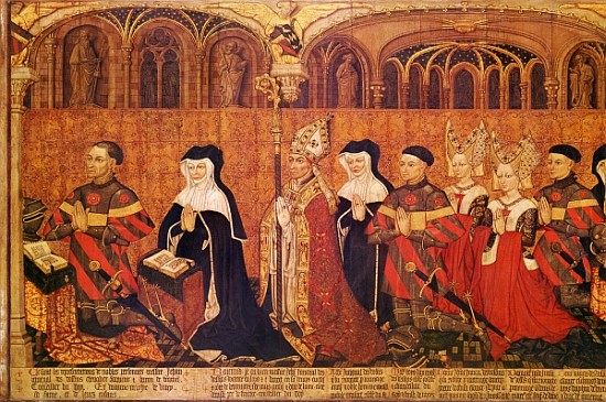 Jean I Jouvenel des Ursins (1360-1431) with his wife, Michelle de Vitry (d.1456) and their family, 1 à École française