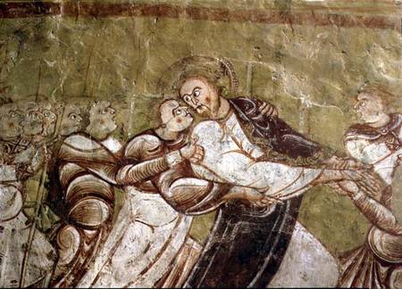 Judas Kissing Christ  (detail of 95750) à École française