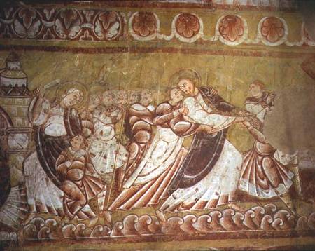 Judas Kissing Christ  (detail of 95750) à École française