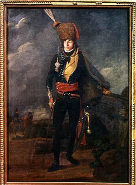 Lieutenant of the 8th Hussars à École française