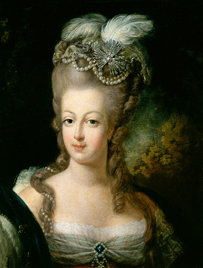 Portrait de Marie-Antoinette de Habsbourg-Lorraine (1750-93) à École française