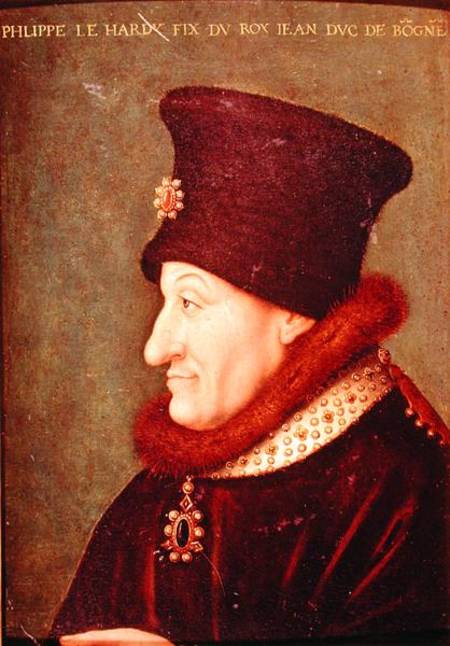 Philippe of France (1342-1404) Duke of Burgundy à École française