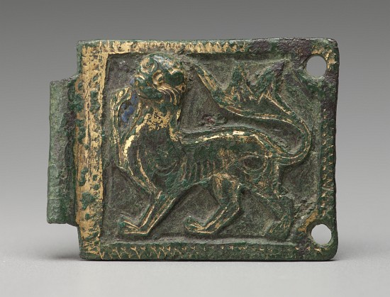 Plaque from a belt buckle, 1200/1225 à École française