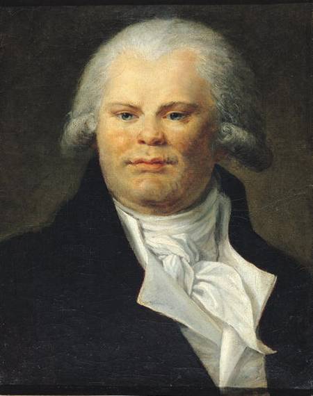 Portrait of Georges Danton (1759-94) à École française