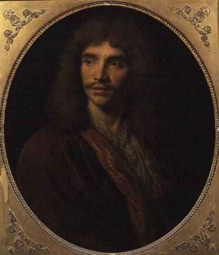Portrait of Moliere (1622-73) à École française