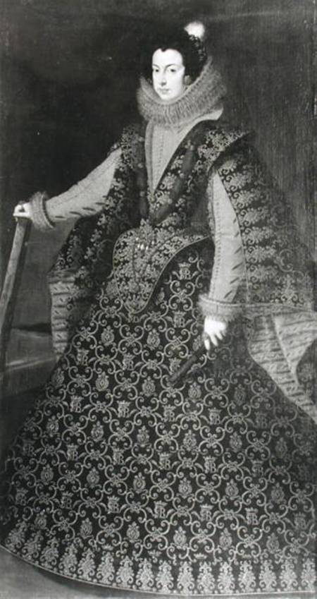 Portrait of Princess Elisabeth of France (1602-44) 1621 à École française