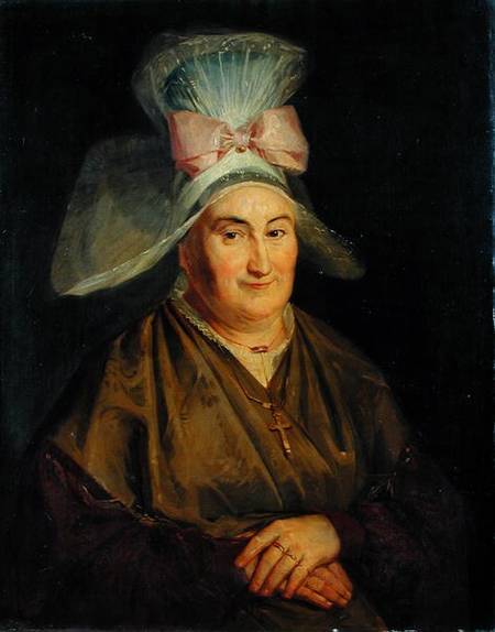 Portrait of a Woman with a Normandy Bonnet à École française