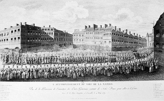 Procession of the Opening of the Estates General à École française