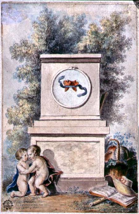 Putti at the Monument of Love à École française