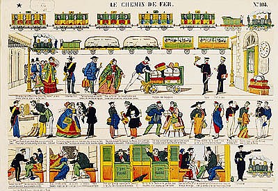 Rail Travel, c.1850 à École française