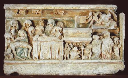 Relief depicting Scenes from the Passion of Christ: Pieta, the Entombment and the Holy Women at the à École française