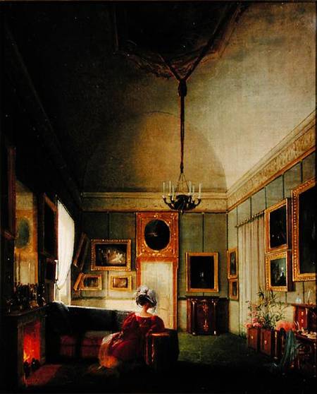 Salon of Hortense de Beauharnais (1783-1837) at Arenenberg à École française