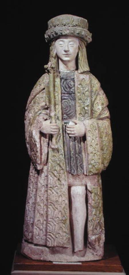 Statue of St. Louis (1214-70) à École française