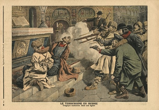 Terrorism in Russia, illustration from ''Le Petit Journal'', supplement illustre, 24th February 1907 à École française